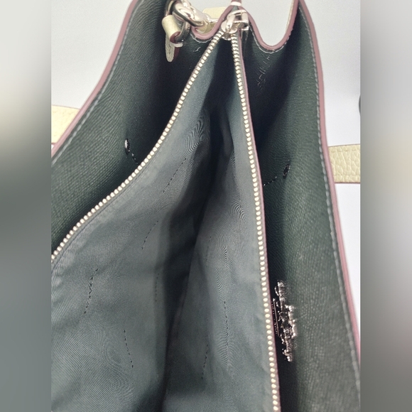 Coach Charlie Carryall Tote 25137 Sage Green Pebbled Leather Satchel 2017 - Picture 4 of 8